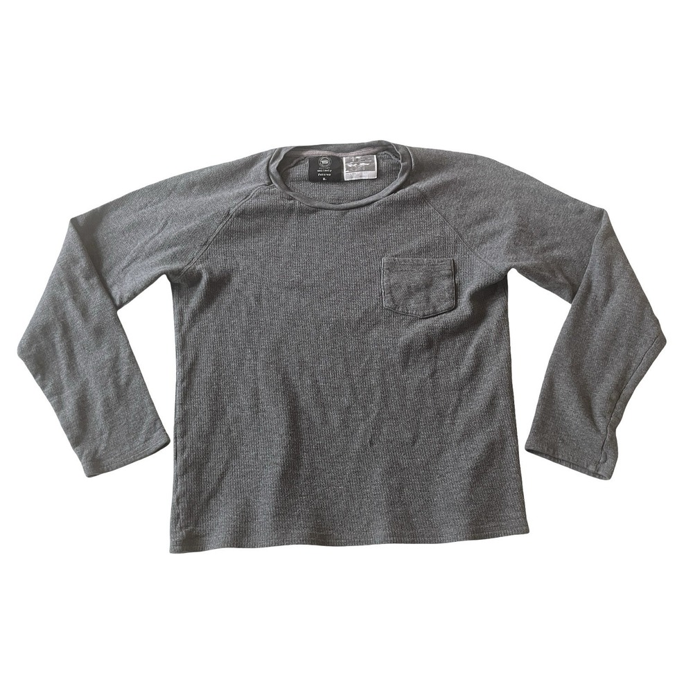 Analog Clothing Burton Women's Size M Gray Long Sleeve Shirt 100%‎ Cotton